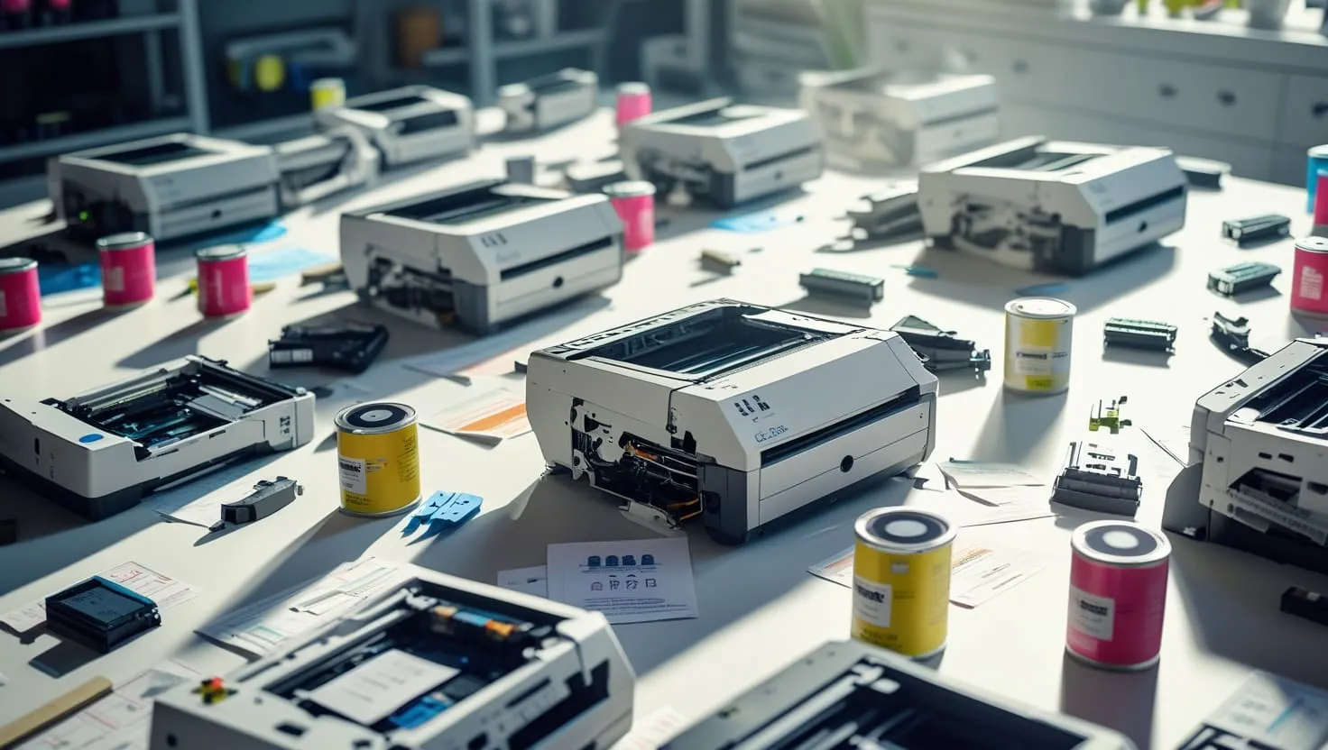 Ремонт принтерів. Заправка картриджів