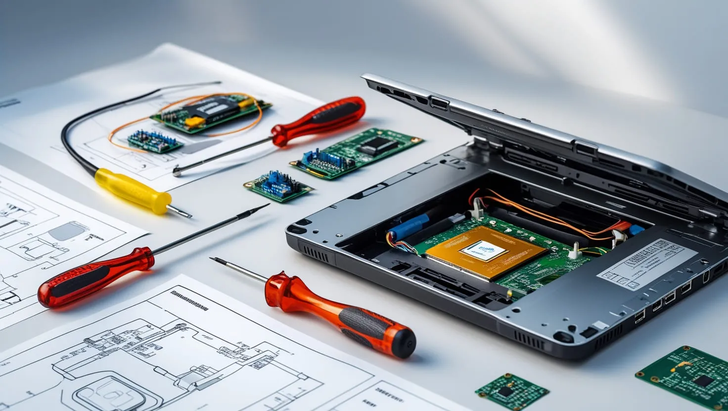 Ремонт ноутбука. Заміна деталей